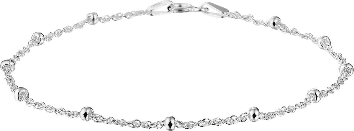 Lucardi Dames armband - 925 Zilver - Armband - Cadeau - 19 cm - Zilverkleurig - afbeelding 1