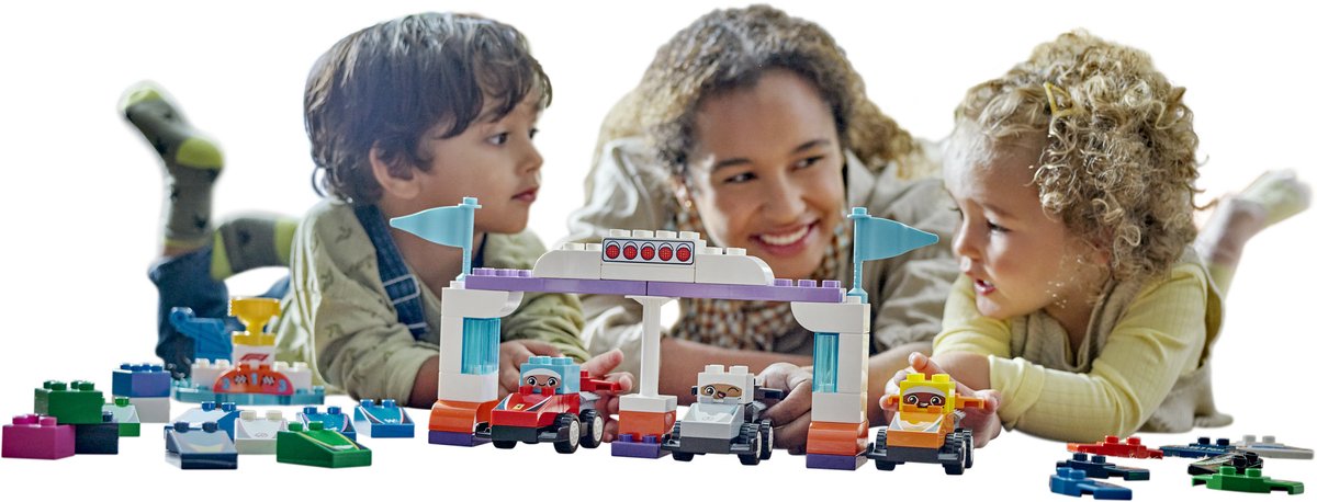 LEGO DUPLO Stad F1 team racewagens en coureurs - 10445 - afbeelding 4