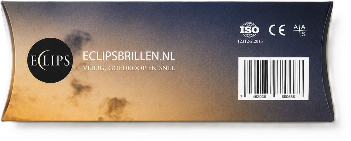 Eclipsbril Zonsverduistering - Veilig - 5 Stuks - ISO & CE - afbeelding 4