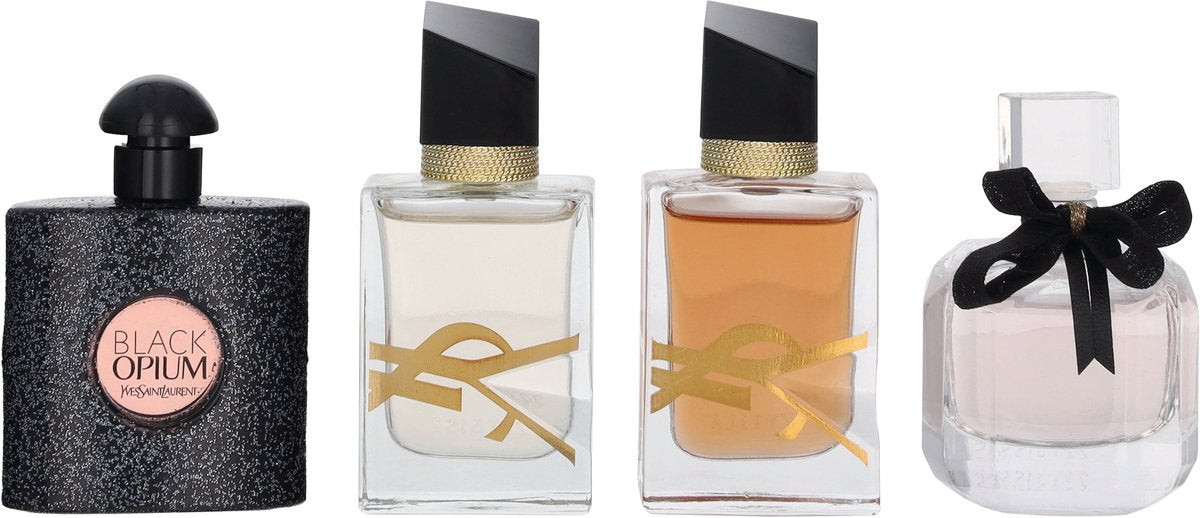 Yves Saint Laurent miniatures parfumset met vier parfumflacons – afbeelding 5