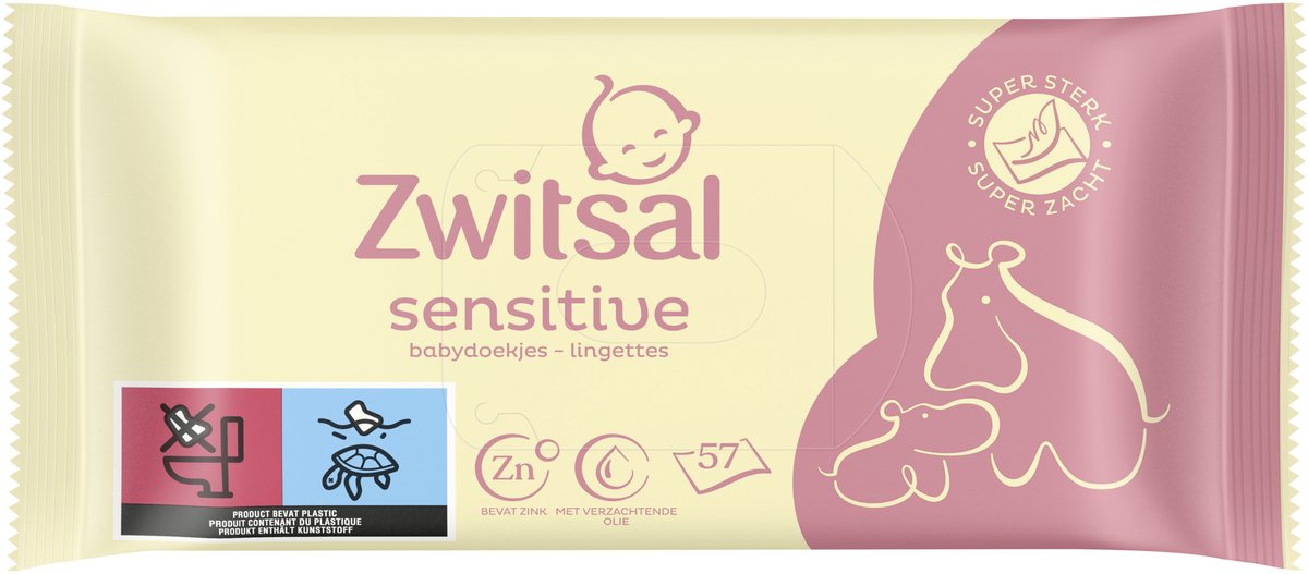 Zwitsal Sensitive Billendoekjes - 1368 stuks - afbeelding 2
