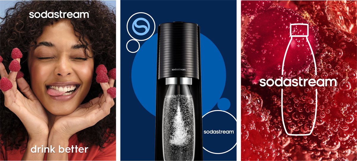 Sodastream Bruiswatertoestel Terra Gigapack - Zwart - afbeelding 4