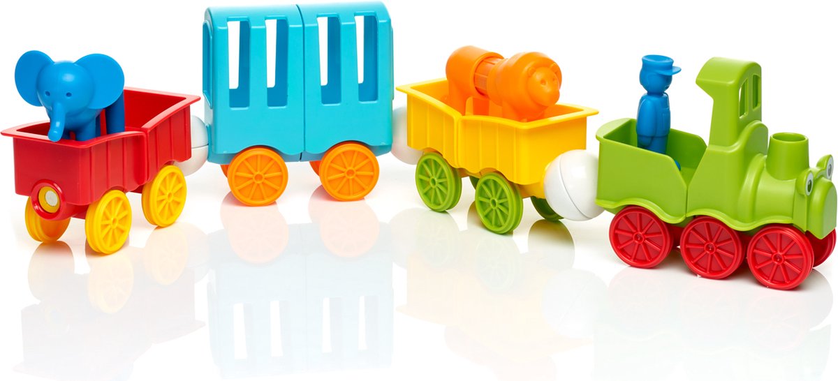 SmartMax My First Animal Train - 22-delige magnetische bouwset - afbeelding 3