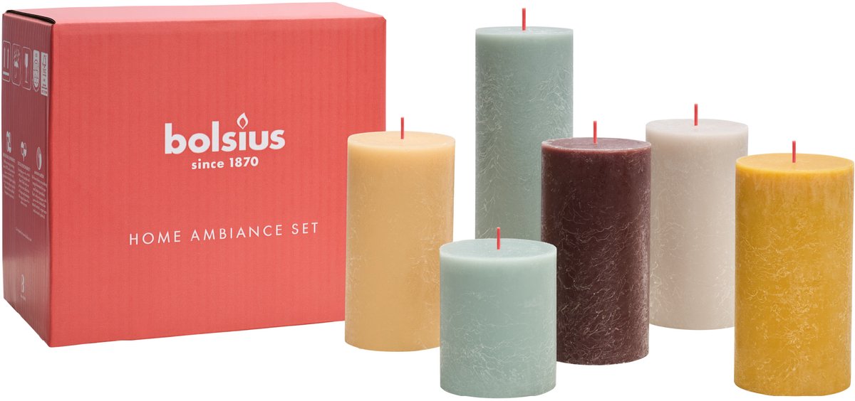 Bolsius - Rustieke Kaarsen Set - afbeelding 1