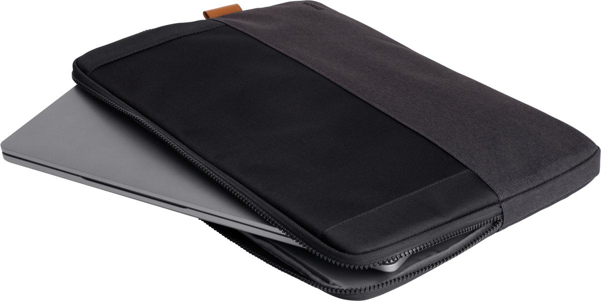 Trust Lisboa - Laptophoes - Laptop sleeve - 16 inch - Gerecycled materiaal - Zwart - afbeelding 3