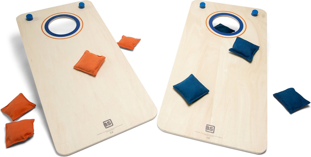 BS Toys Cornhole Spel - Bean Bag Game - Buitenspeelgoed vanaf 8 Jaar - Pittenzak Werpspel Speelgoed Set - Spelletjes voor kinderen - Buiten speelgoed - Buitenspel - Buiten Spellen - Tuin Speelgoed - Cadeau kind - afbeelding 1