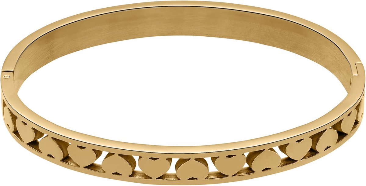 Guess Dames Guess stalen plated bangle armband Heart - Staal - Armband - Cadeau - Stijlvol - Goudkleurig - afbeelding 5