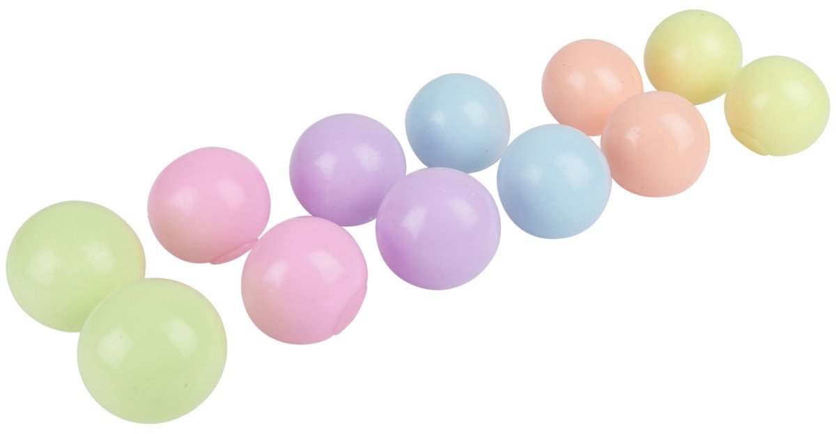Eddy Toys Squish Ball - 33286 - Squishybal 12 Stuks Set - Quetschball Squeezable - Knijpbal - 12 Stuks - 3,5 cm - 1 Willekeurige Kleur Set - afbeelding 3