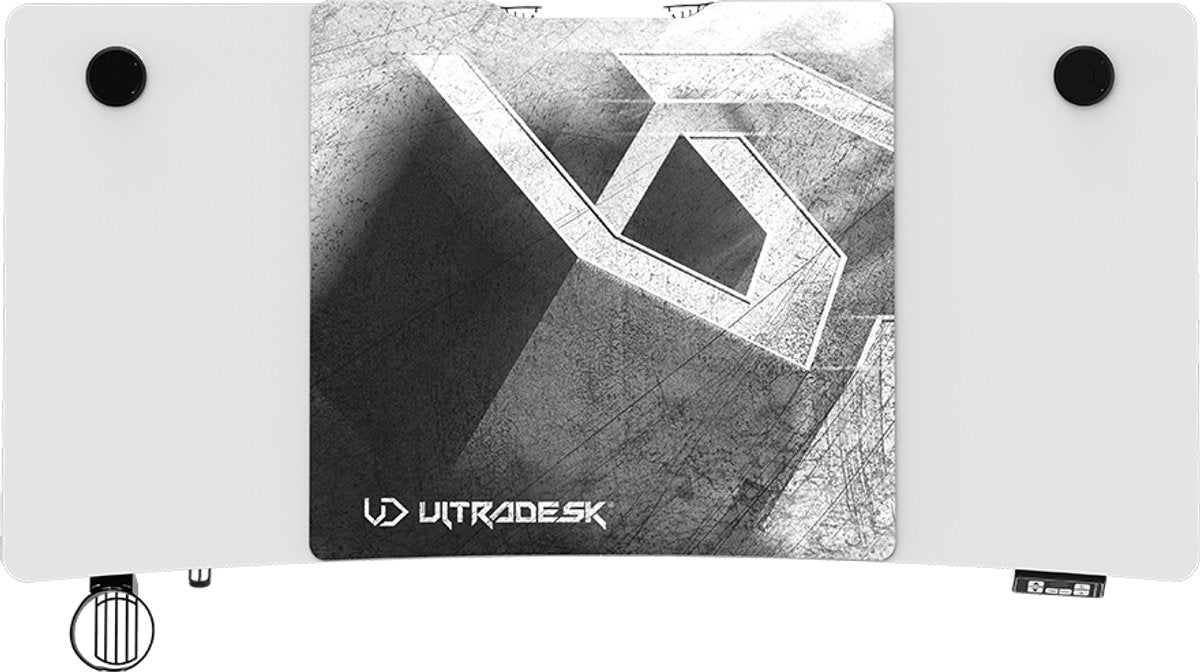 Ultradesk LEVEL V2 – Bureau voor Gaming, Home Office & Kantoor – Wit – Elektrisch verstelbaar – Incl. XL Muismat & Accessoires - afbeelding 5