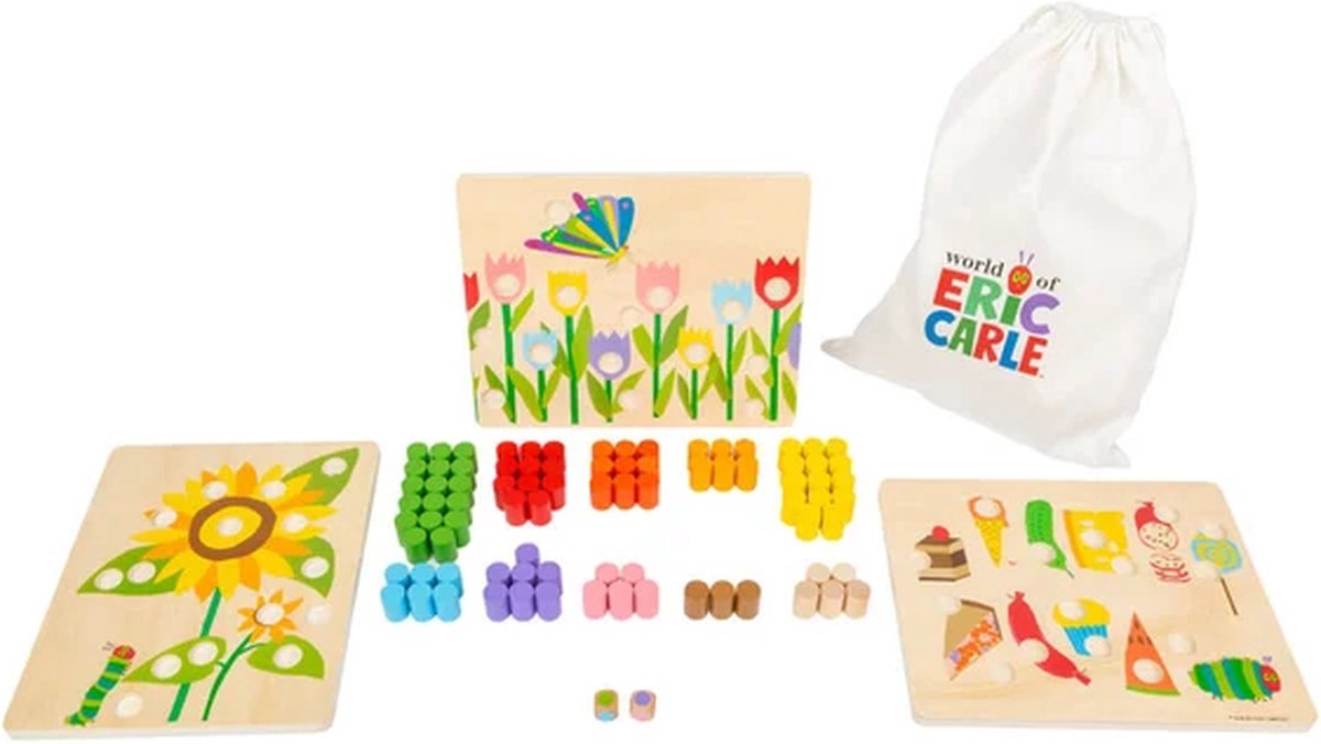Small Foot - Rupsje Nooitgenoeg Houten Kleurenspel - afbeelding 4