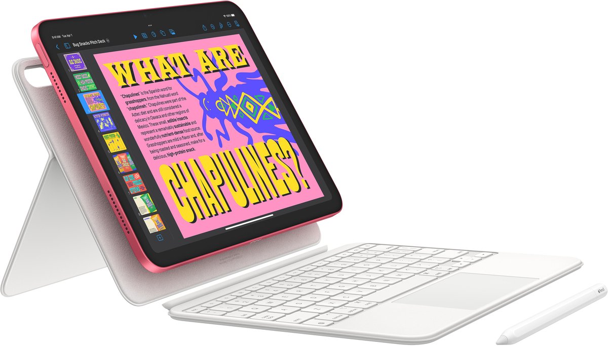 Apple iPad A16 (2025) - 11 inch - Wi-Fi - 128GB - Blue - 11e generatie - afbeelding 4