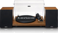 Lenco Platenspeler met Bluetooth - Twee externe Speakers - Ingebouwde Versterker - LS-480WD - Hout - afbeelding 1