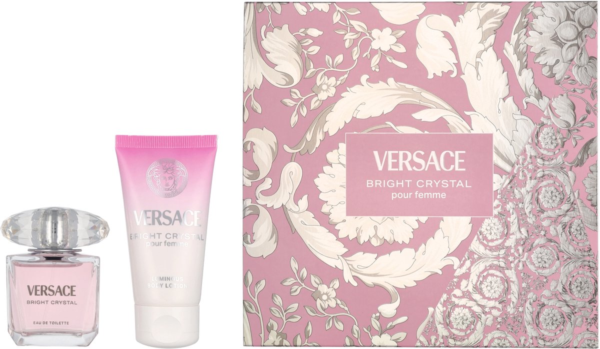 Versace Bright Crystal geschenkset met parfum en bodylotion – afbeelding 4