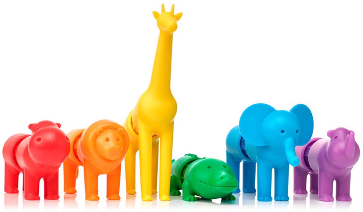 SmartMax My First Safari Animals - 18-delige magnetische bouwset - afbeelding 4