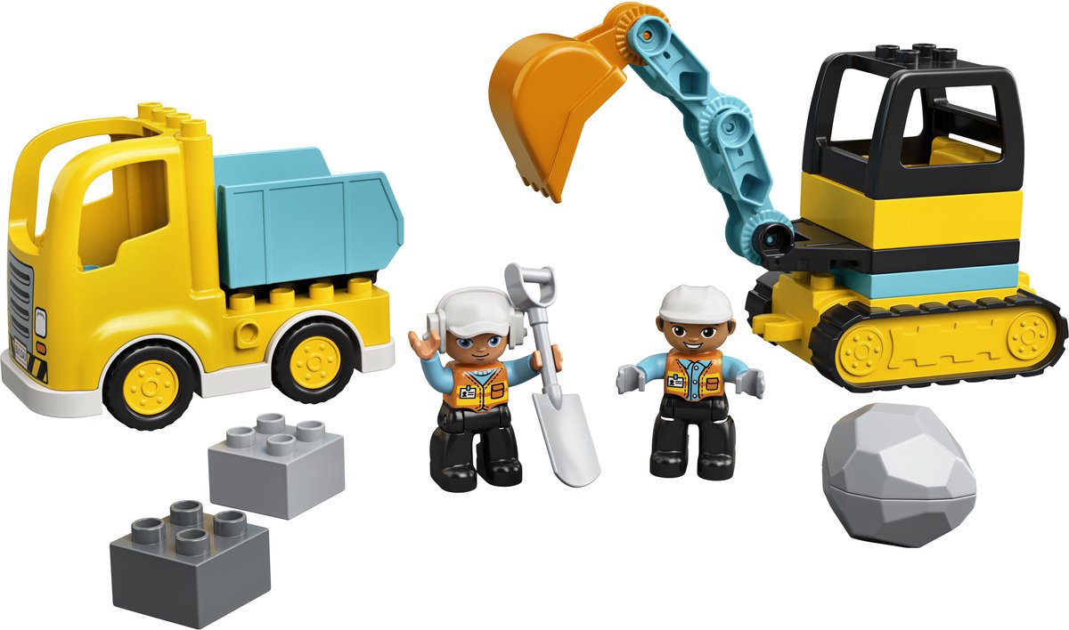 LEGO DUPLO Truck & Tracked Excavator 10931 - afbeelding 4