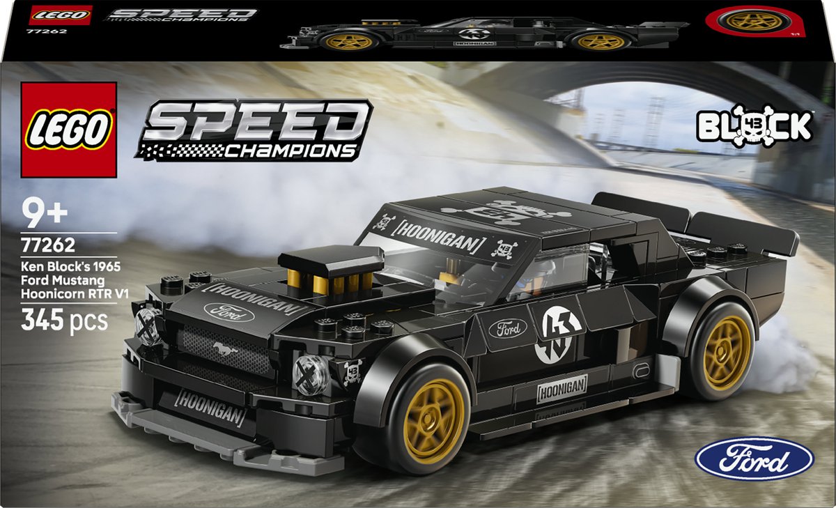 LEGO Speed Champions Ken Blocks '65 Ford Mustang Hoonicorn V1 Auto - 77262 - afbeelding 1