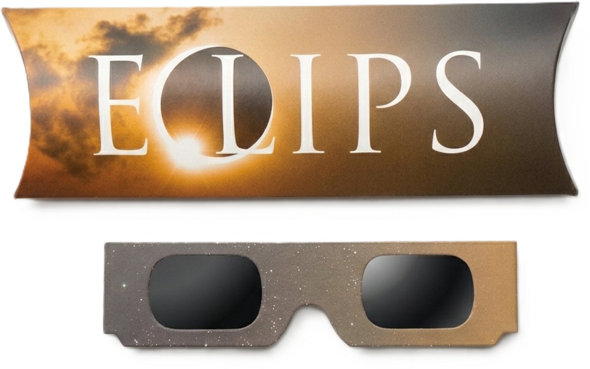 Eclipsbril Zonsverduistering - Veilig - 5 Stuks - ISO & CE - afbeelding 5