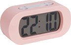 JAP AP17 digitale wekker - Stevige alarmklok - Met snooze en verlichtingsfunctie - Beschermhoes van rubber - Pastelle Roze - afbeelding 2