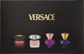 Versace miniatures parfumset voor dames met vier miniatuurflacons