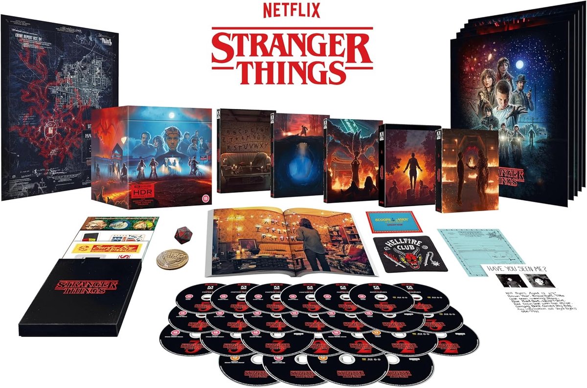 Stranger Things Complete Serie - 4K UHD - Limited Deluxe Edition - Import - afbeelding 3