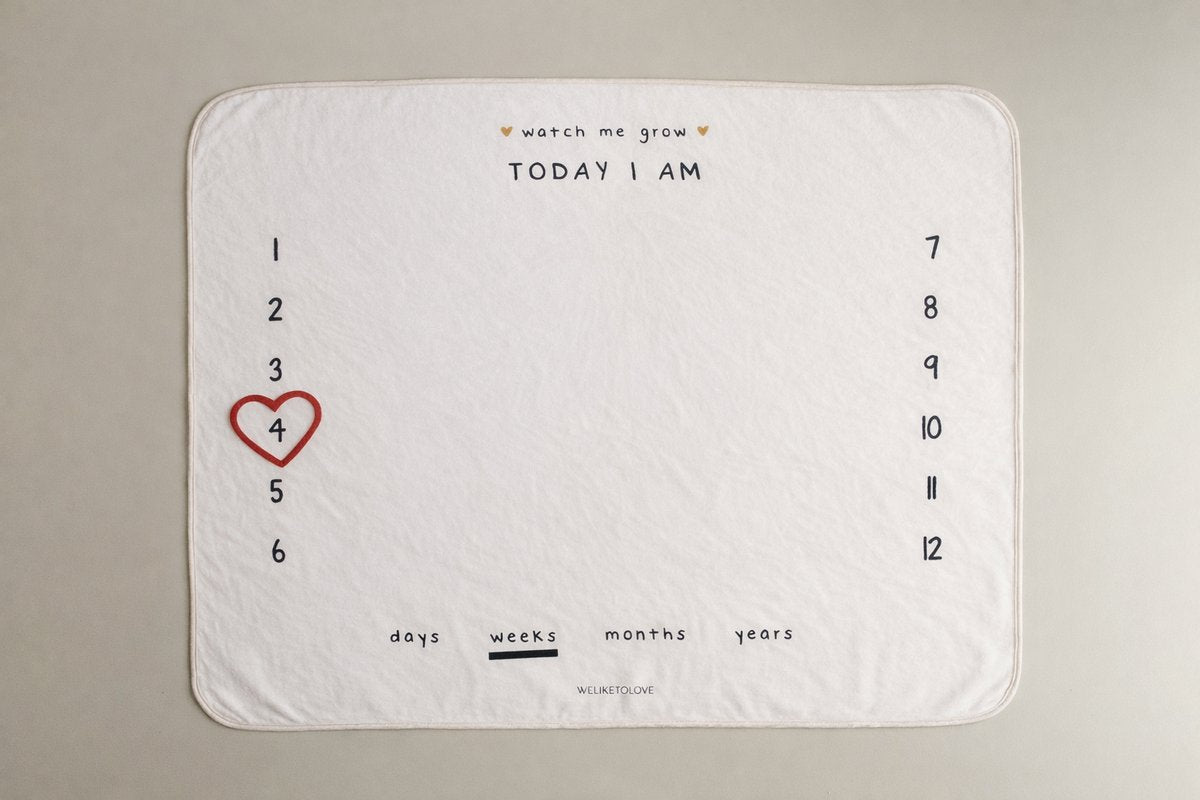 WeLikeToLove Mijlpaaldeken - 100 x 130 cm - afbeelding 3