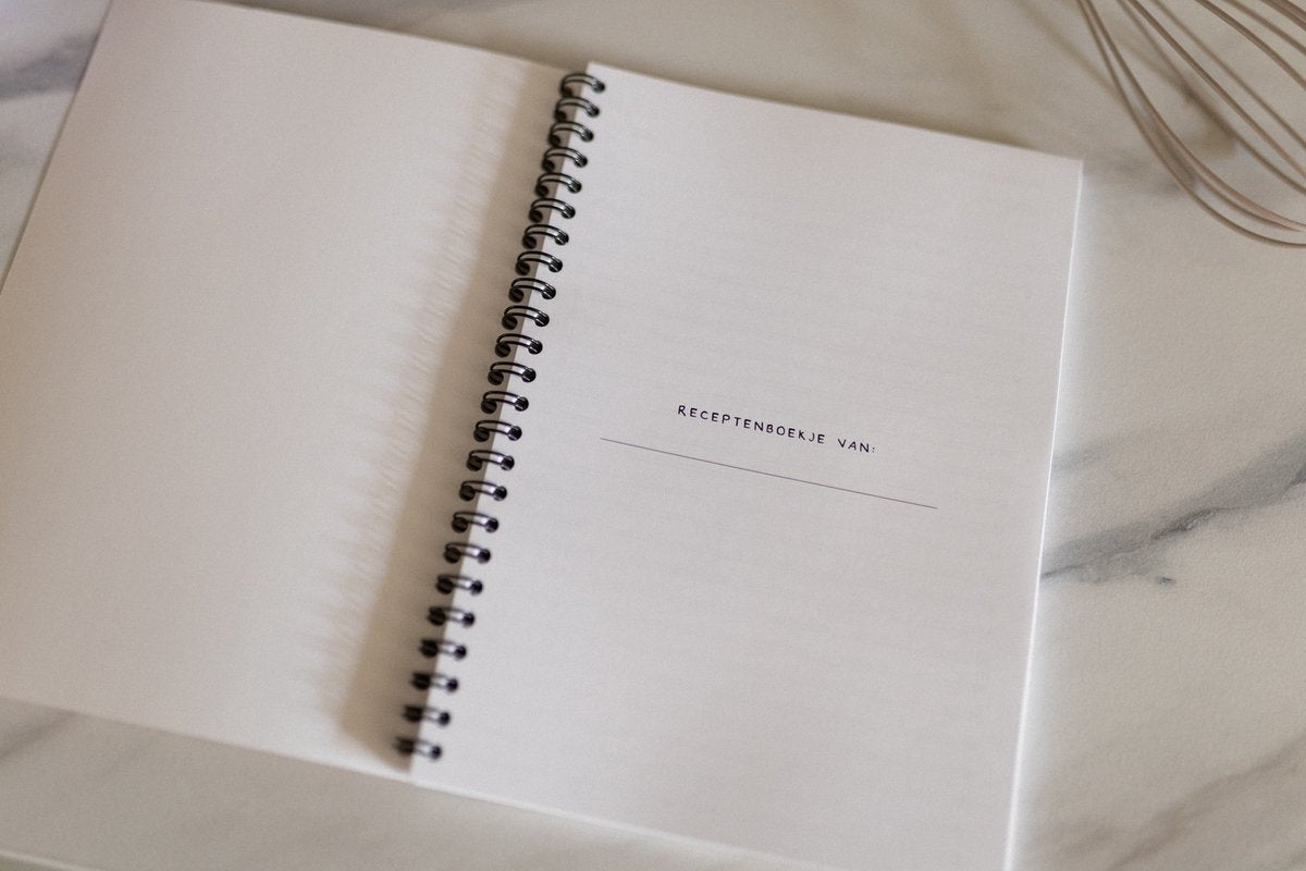 WeLikeToLove Receptenboek invulboek - Recepten - Receptenboekje - Kookboek zelf invullen - afbeelding 4