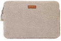 Selencia Teddy Laptop Sleeve - Laptop Hoes geschikt voor 13 / 13.3 / 13.6 / 14 / 14.2 inch - Sand - afbeelding 1
