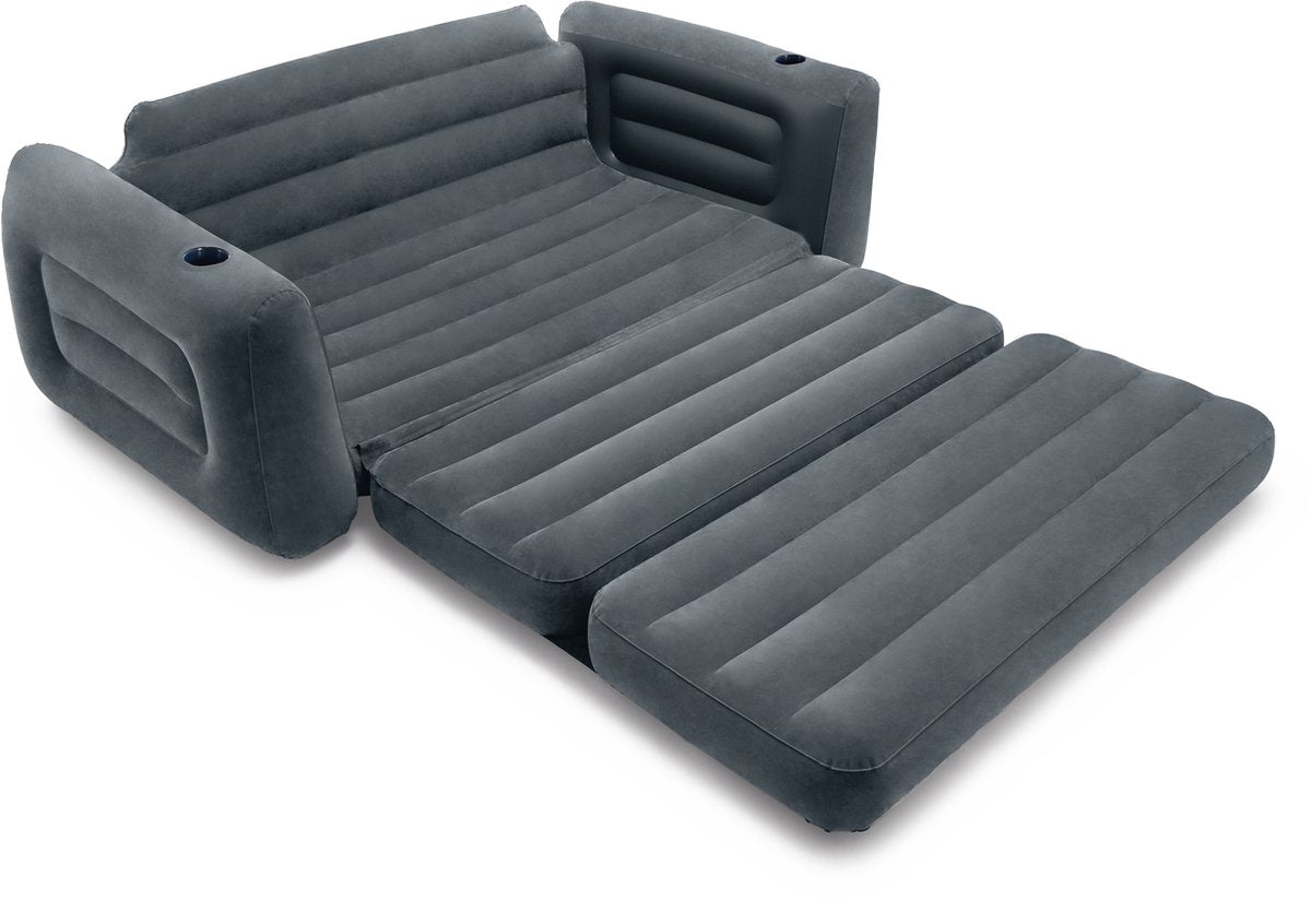 Intex Pull-Out Sofa Uitklapbare Opblaasbank - 231 x 203 x 66 cm - afbeelding 2