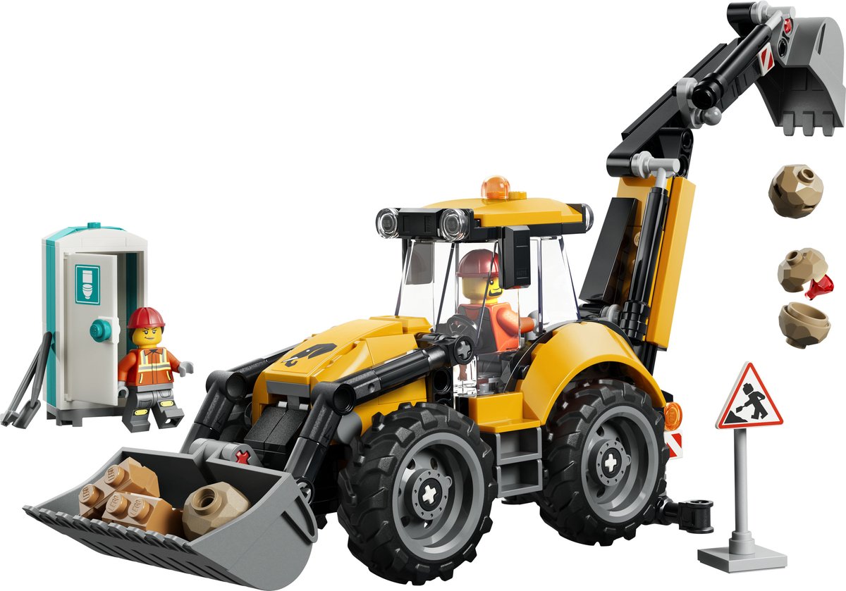 LEGO City Gele Graaflaadmachine - 60480 - afbeelding 4