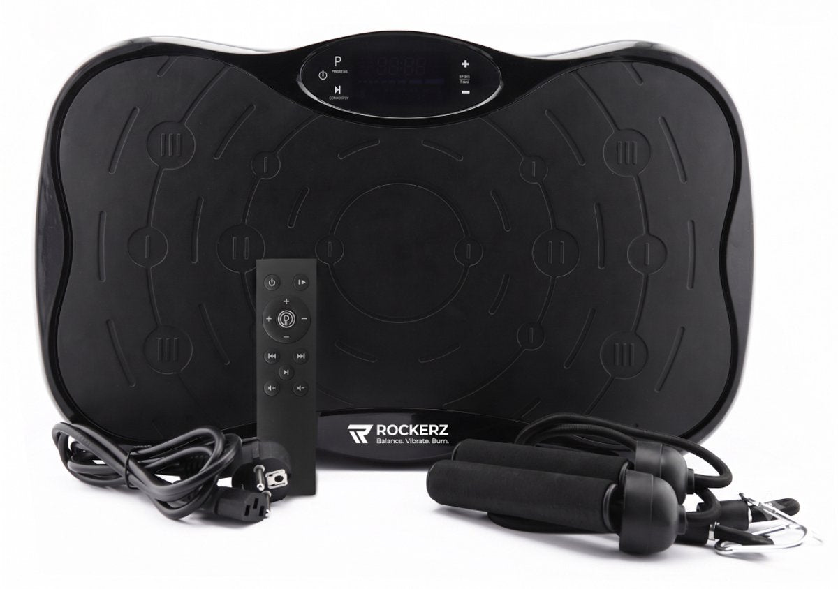 Rockerz Trilplaat Deluxe - Trilplaat fitness - Powerplate - Inclusief weerstandsbanden en handvatten - afbeelding 1
