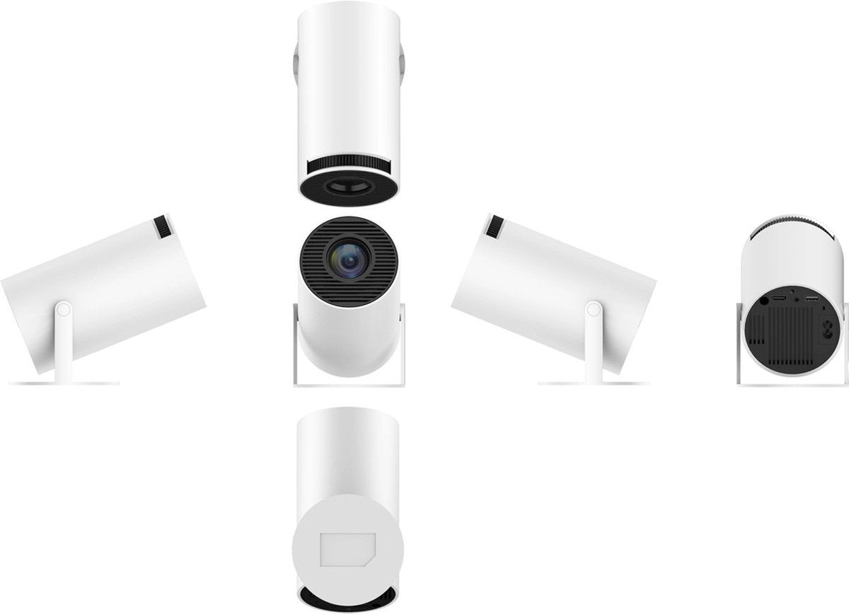 Ultieme Draagbare WiFi 6 Mini Beamer - 200 ANSI Lumen - Projector Streamen - BT 5.0 - Android - Home Cinema - afbeelding 3