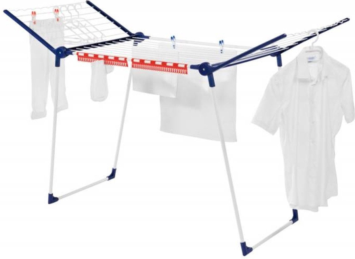 Leifheit droogrek Pegasus 200 Solid - 20 m drooglengte incl. houders voor klein wasgoed - afbeelding 4