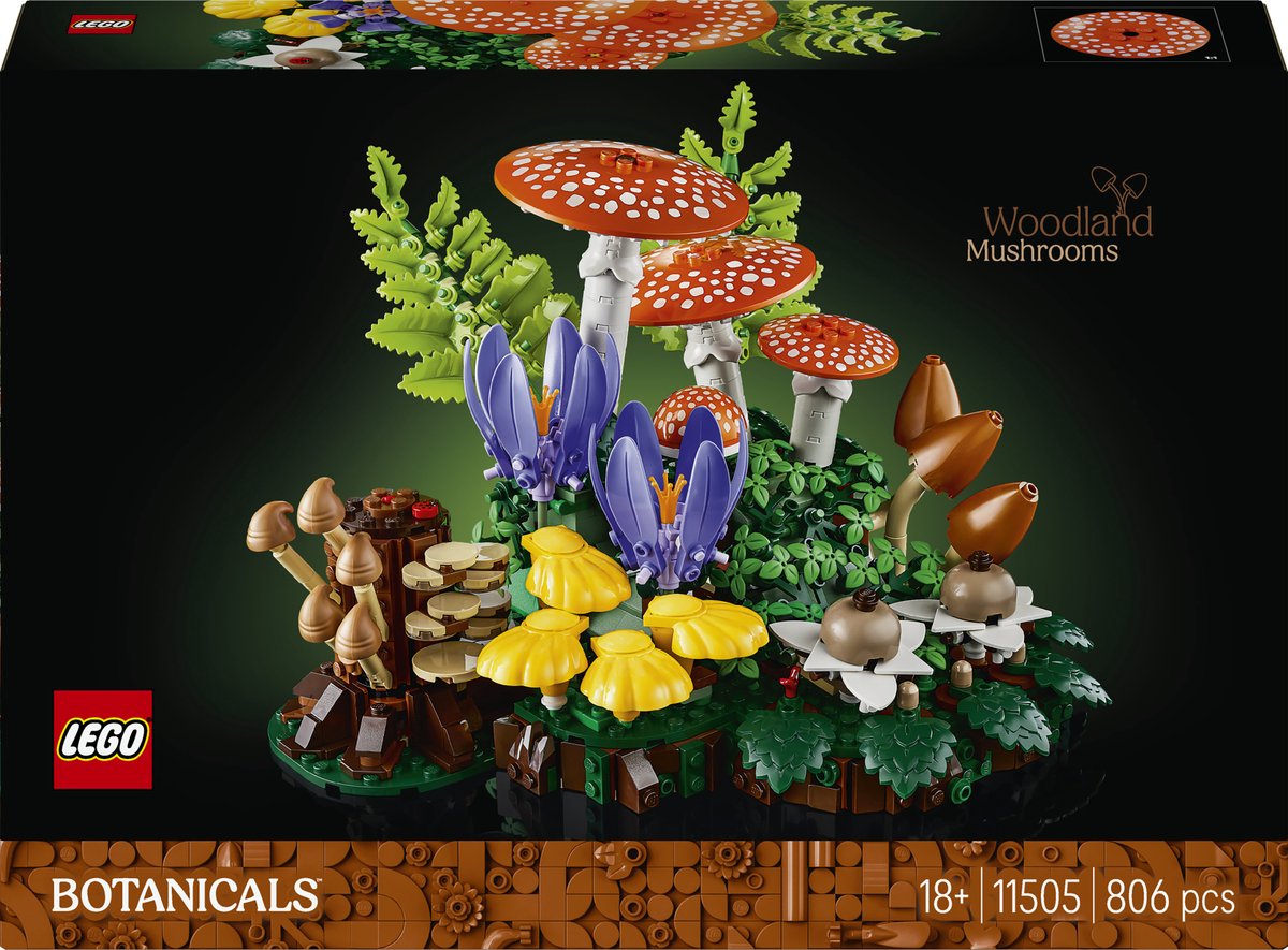 LEGO Botanicals Bospaddenstoelen - 11505 - afbeelding 1