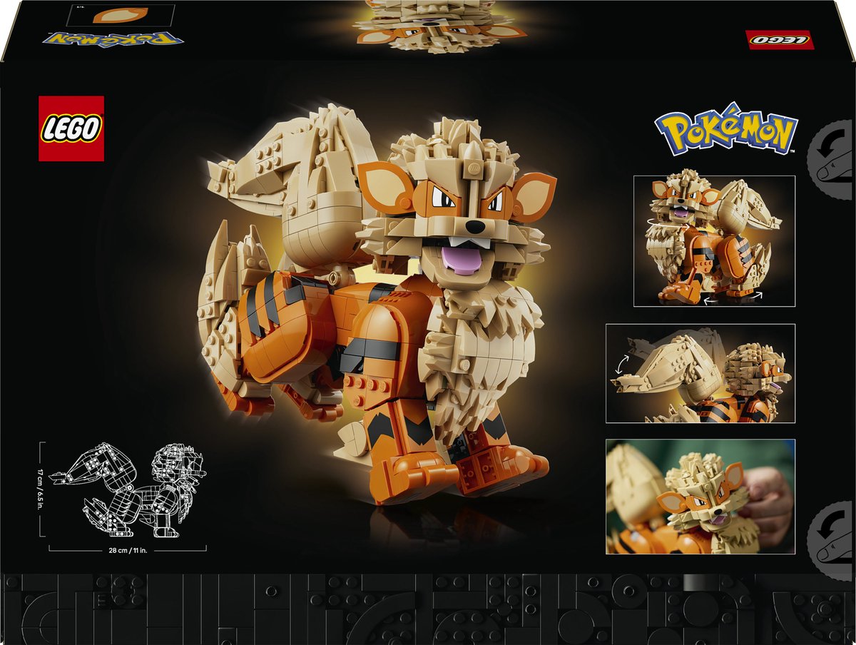 LEGO Pokémon - Arcanine Pokémon Dieren Figuur - 72160 - afbeelding 4