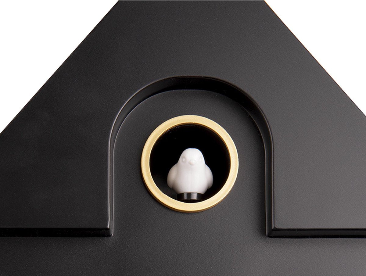 Karlsson Koekoeksklok Modern Cuckoo ABS - Zwart - 41x8,5x21,5cm - afbeelding 4