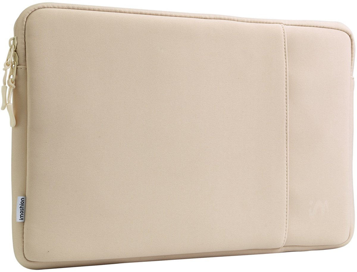 imoshion Laptop sleeve met vak - Laptop Hoes geschikt voor 14 / 14.2 inch - Sandstone - afbeelding 1