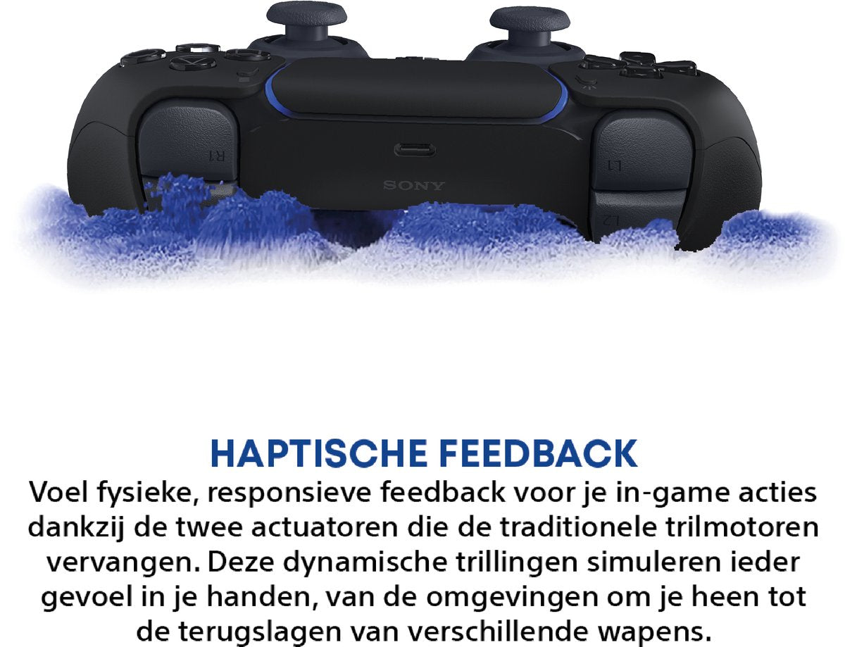 Sony PS5 DualSense Draadloze Controller - Midnight Black - afbeelding 5