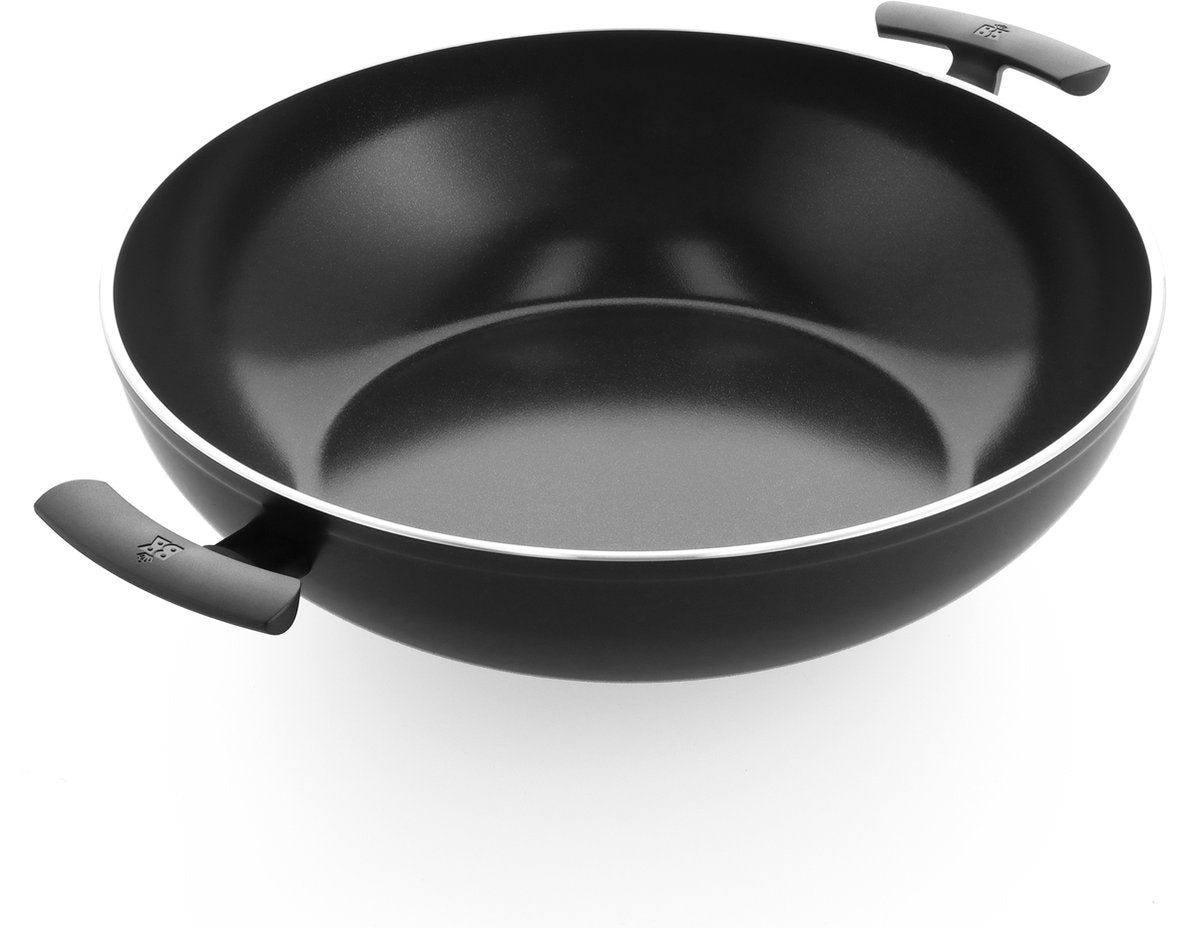 BK Easy Induction Wokpan 36cm - 7.5L - Zwart - afbeelding 1