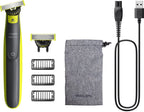 Philips OneBlade 360 Face - Trimmer, scheerapparaat en styler in 1 - Met 3 trimkammen - QP2724/31 - afbeelding 1