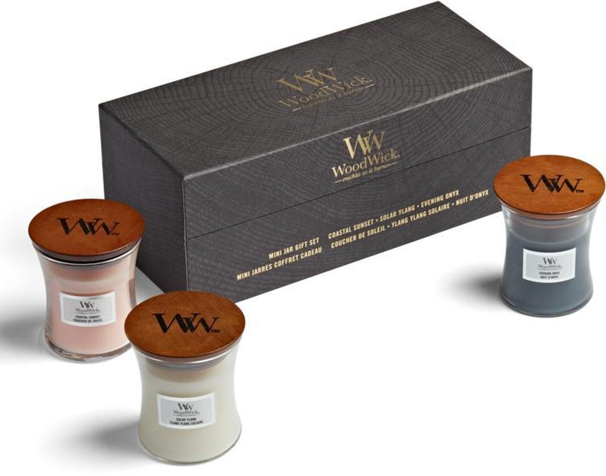 WoodWick Hourglass Geurkaars Deluxe Cadeauset - afbeelding 5