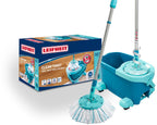 Leifheit Clean Twist Disc Mop Ergo - compleet dweilsysteem met wieltjes - 6 liter - afbeelding 1