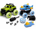 Speelgoedauto's - 2 stuks - Montessori speelgoed - afbeelding 1