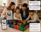 By Baboo® Magnetic Tiles 100 stuks + Bouwclub toegang - Magnetische Tegels Speelgoed Blokken - Magna Magnetisch Cadeau Jongens Meisjes Constructie - Montessori Mind Educatief Kinderspeelgoed 3 Jaar, 4 jaar, 5 jaar, 6 jaar, 7 jaar, 8 jaar, 9 jaar - afbeelding 3