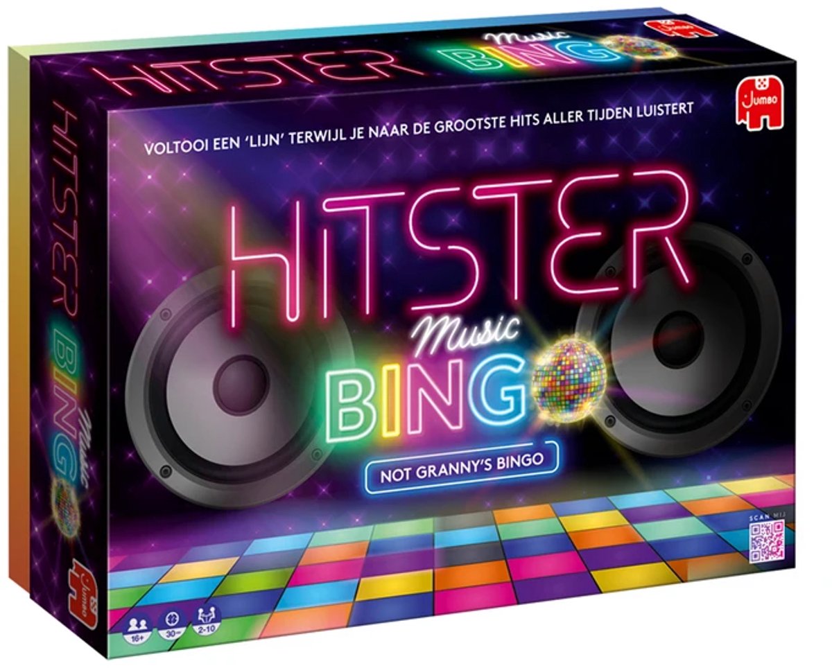 Jumbo - Hitster Bingo - Nederlandstalig Partyspel - Actiespel - afbeelding 1