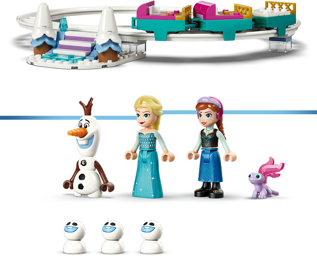 LEGO Disney Frozen - Elsa's IJskasteel en Sneeuwrit Bouwbaar Kasteel Speelgoed voor Kinderen - 43281 - afbeelding 3