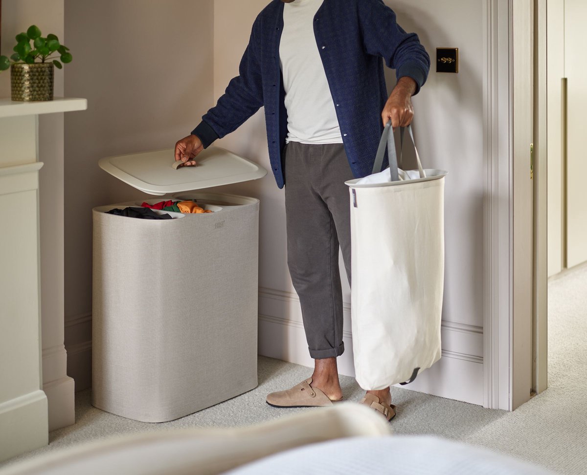 Joseph Joseph Tota Wasmand - 3 Compartimenten - 90 Liter - afbeelding 5