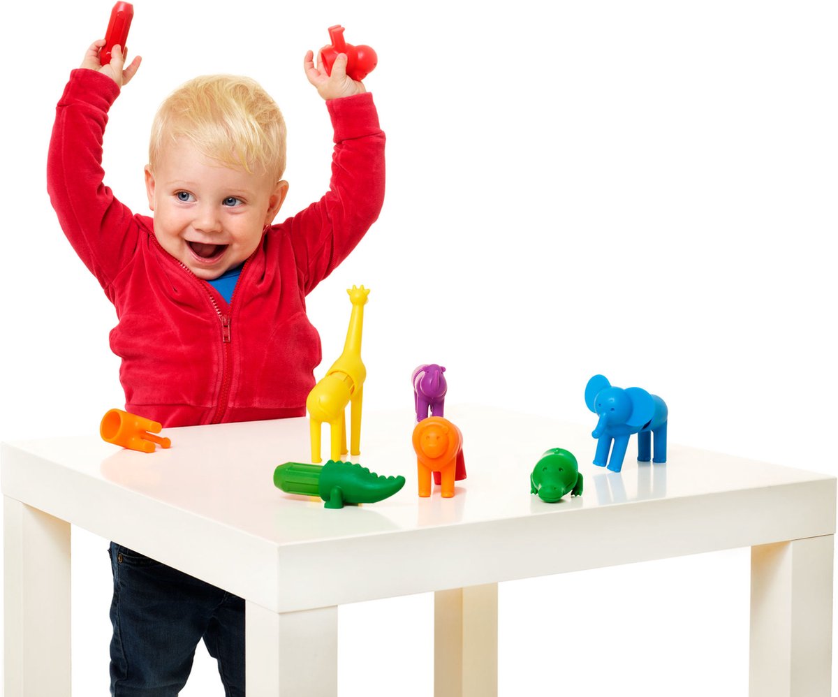 SmartMax My First Safari Animals - 18-delige magnetische bouwset - afbeelding 3