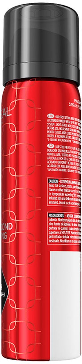 L'Oréal Paris Infaillible 3-second Setting Mist - Transferproof in 3 seconden - Houdt make-up tot 36u* mooi - 75ml - afbeelding 3