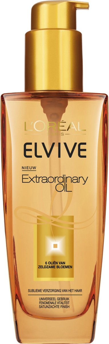 L'Oréal Paris Elseve Extraordinary Oil Haarolie - haarverzorging voor droog haar - met 6 oliën van zeldzame bloemen - 100ml - afbeelding 1
