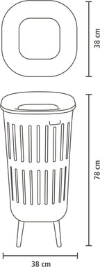 Brabantia Collect-It Hi Wasmand - 55 l - Soft Beige - afbeelding 3